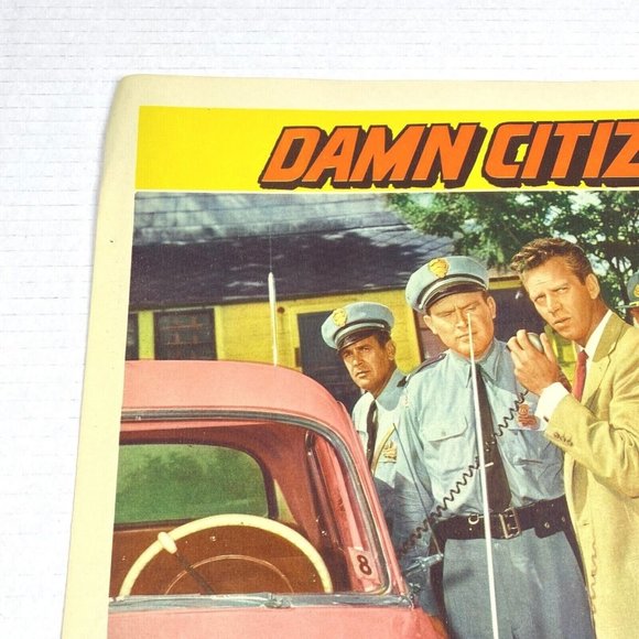 Damn Citizen 1958 Lobby Cards Movie Posters Keith Andes Maggie Hayes Crime Noir - Picture 4 of 8